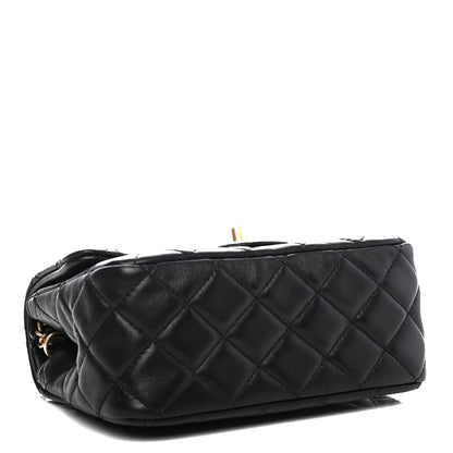 Chanel Lambskin Quilted Mini Pearl Crush Flap Black 3 of 4