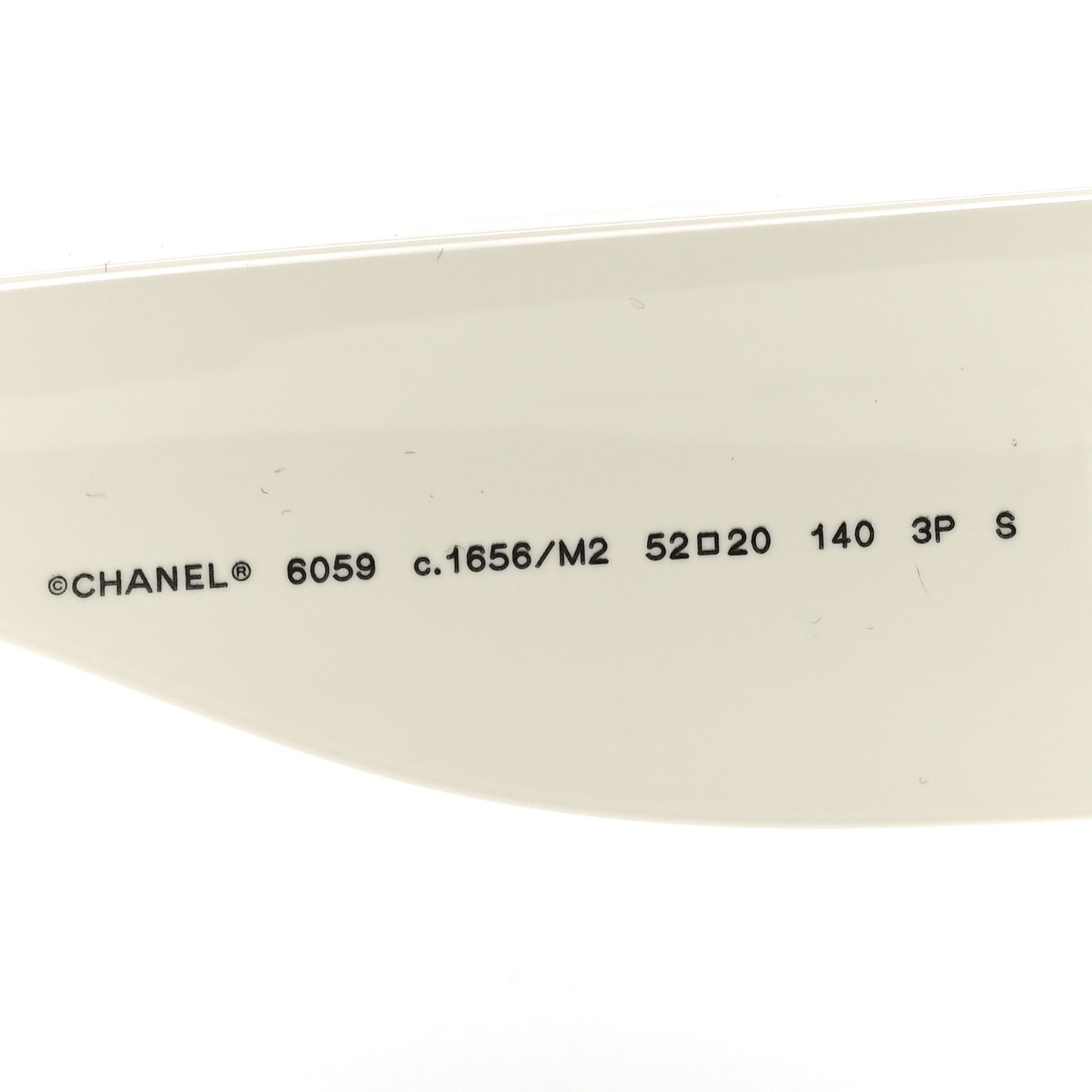 Acetate Square Sunglasses 6059 Black White