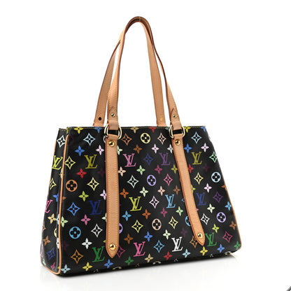 Louis Vuitton Monogram Multicolor Aurelia MM Black 3 of 13