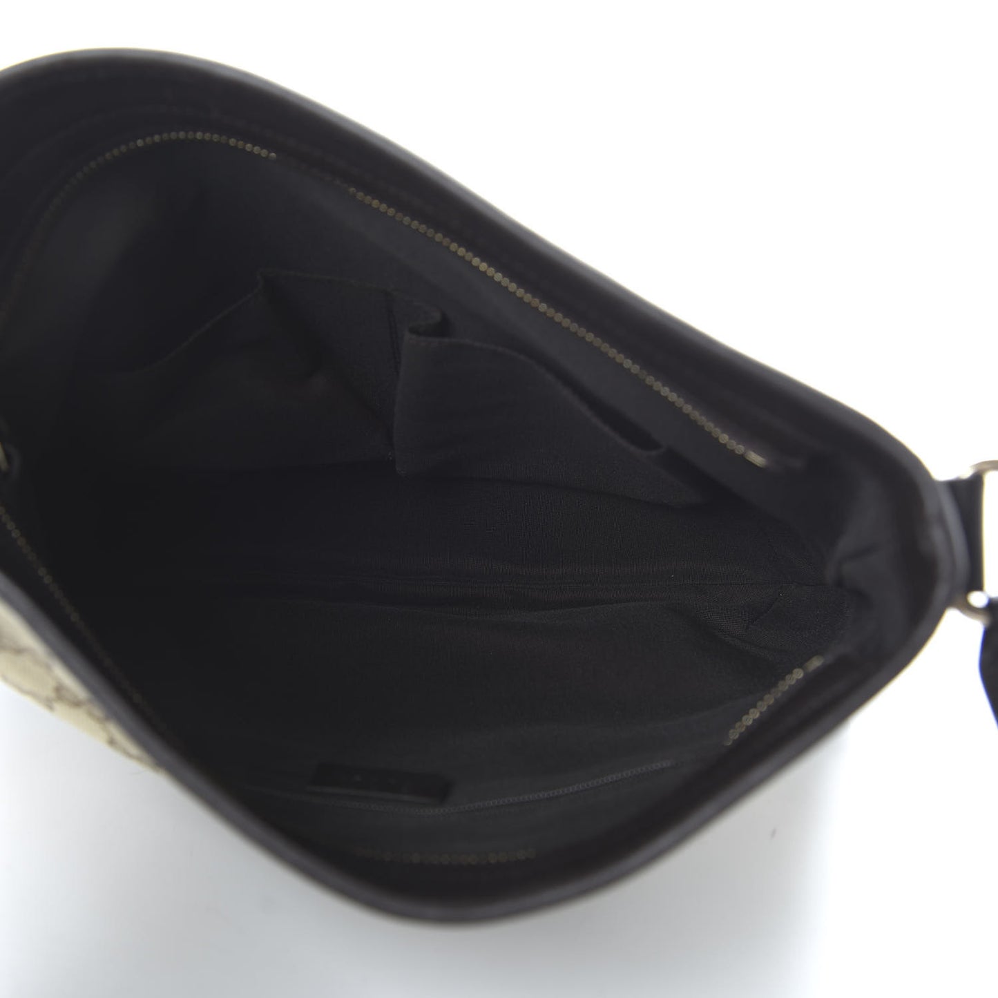 GG Monogram Web Messenger Bag Dark Brown