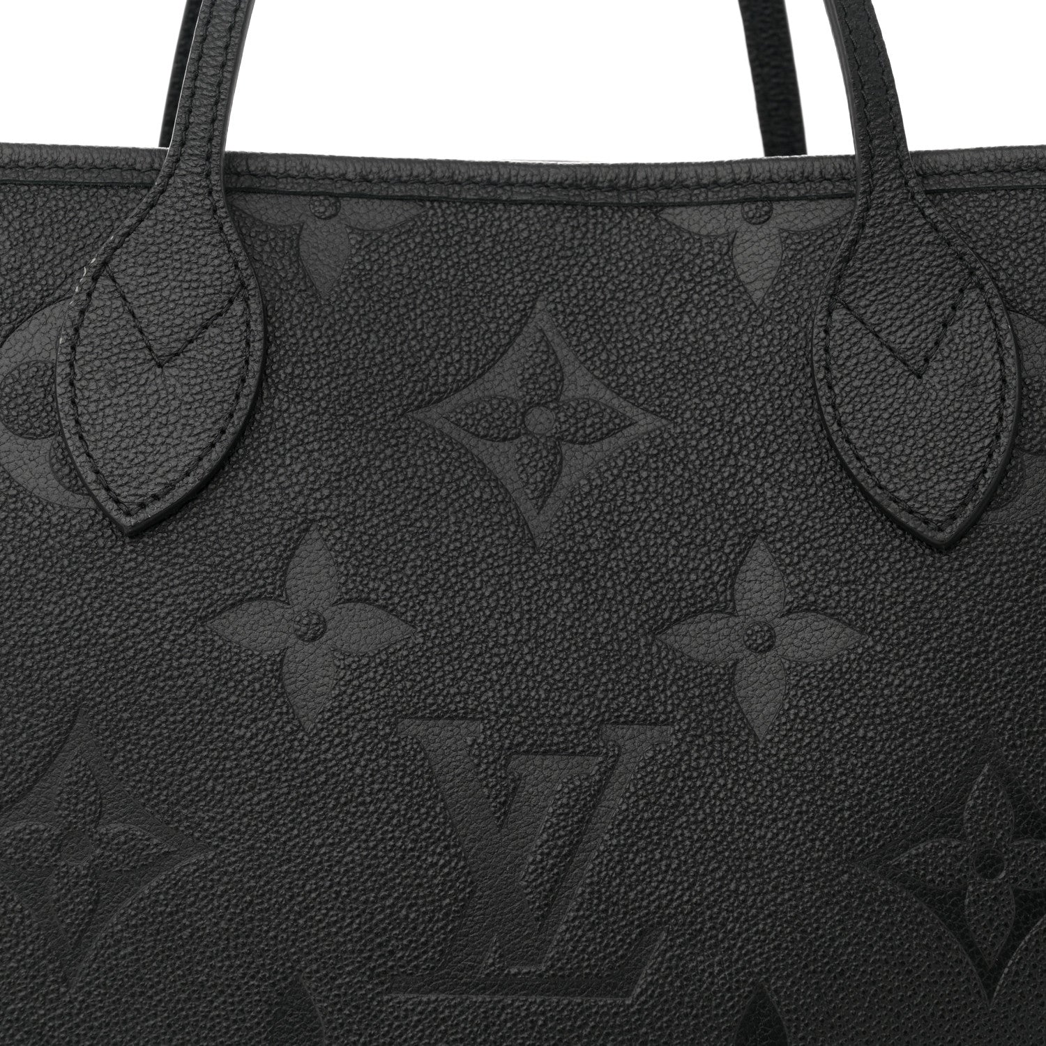 Louis Vuitton Empreinte Monogram Giant Neverfull MM Black 8 of 12