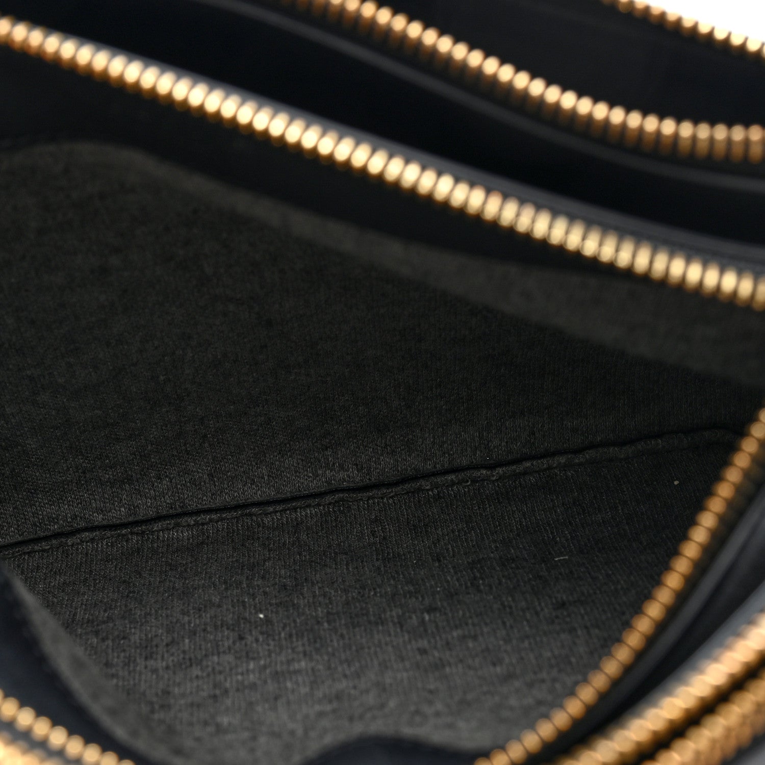 Celine Lambskin Large Trio Crossbody Bag Black 6 of 11