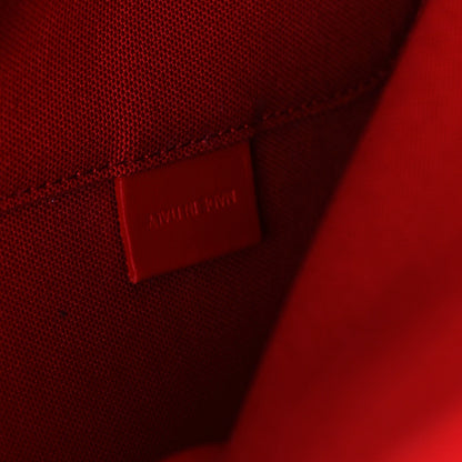 Christian Louboutin Linen Calfskin Extra Large Nastroloubi F.A.V.L. Tote Black 7 of 10