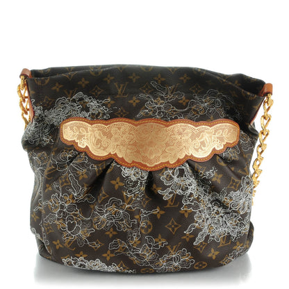 Louis Vuitton Monogram Dentelle Fersen Silver 1 of 8