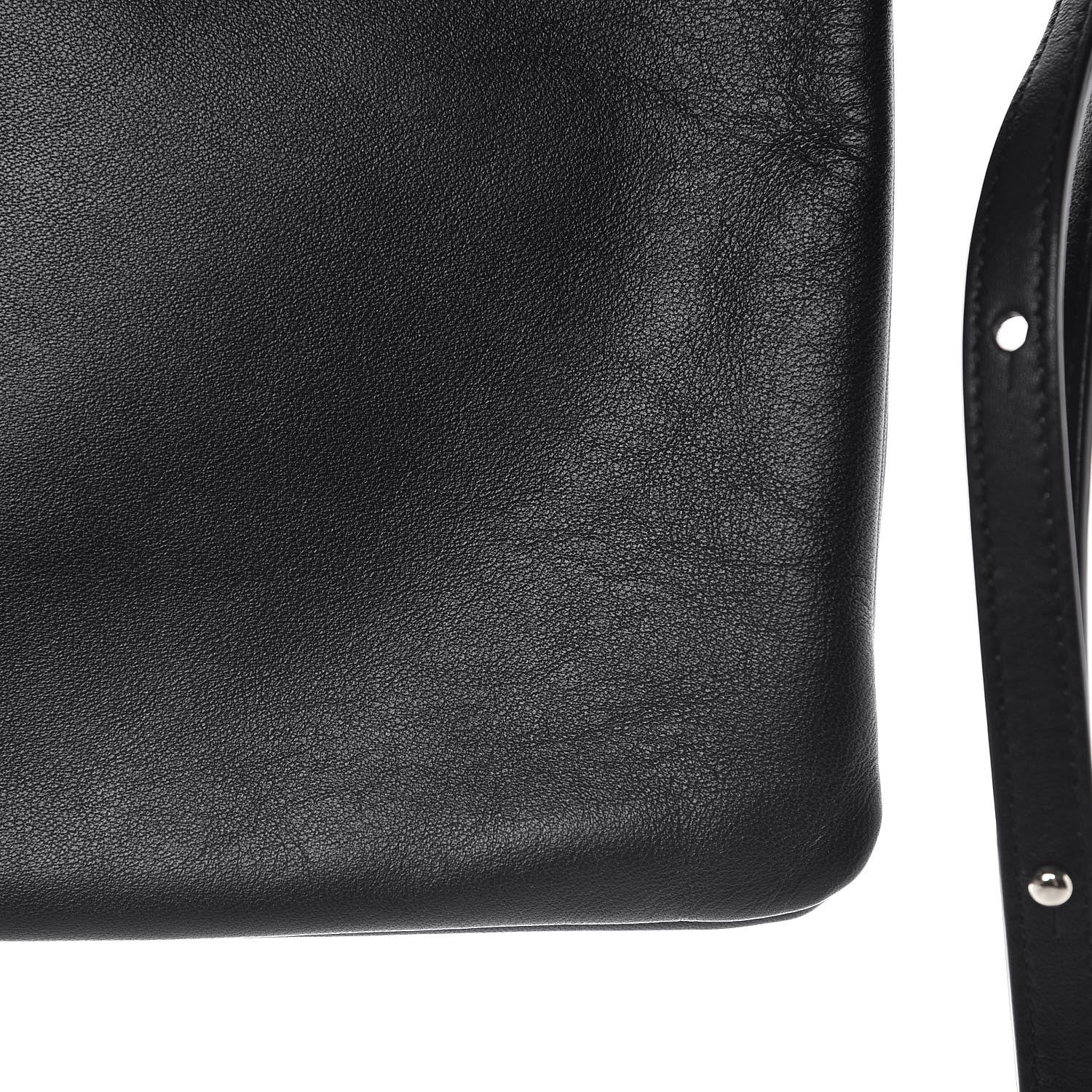 Celine Lambskin Large Trio Crossbody Bag Black 12 of 13