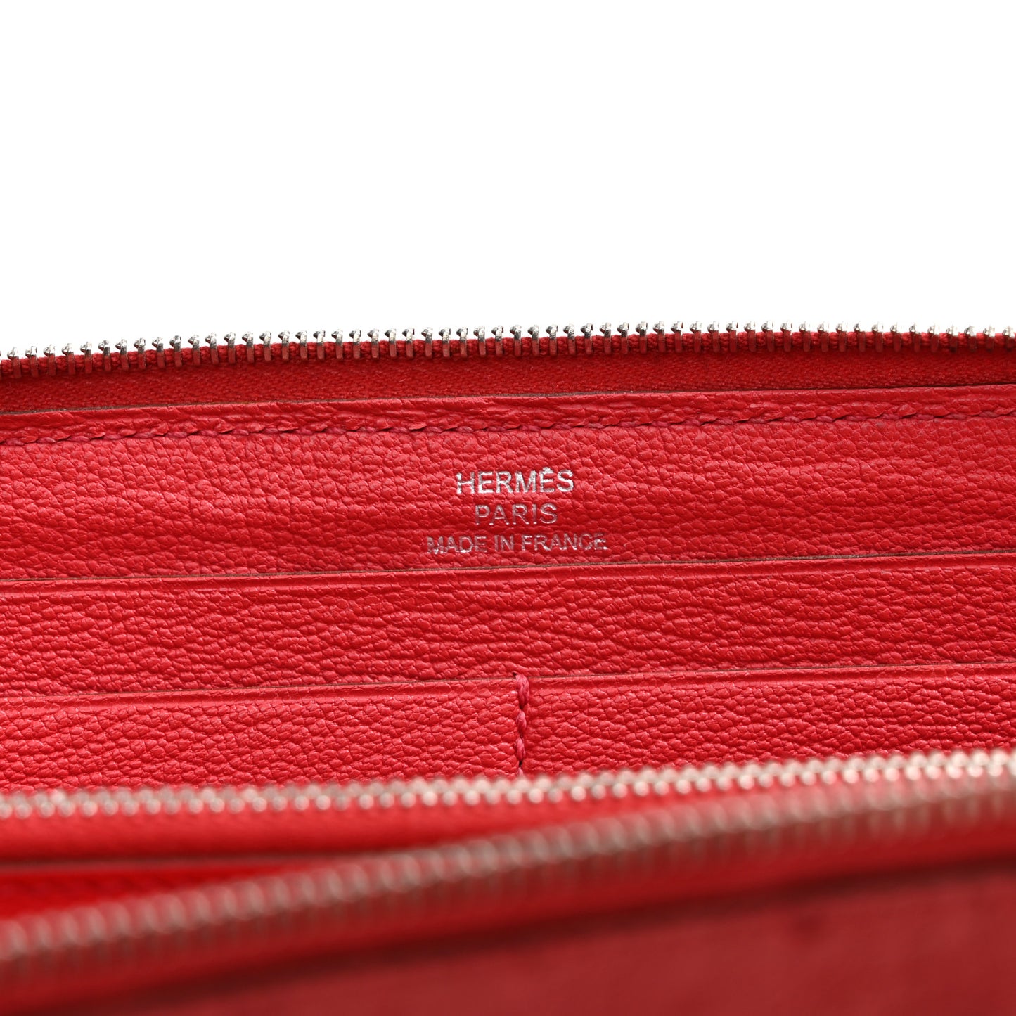 Ostrich Azap Wallet Rouge Vif