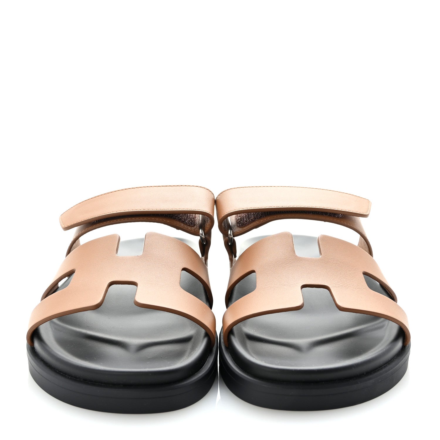Hermes Calfskin Womens Chypre Sandals 36 Naturel 3 of 10