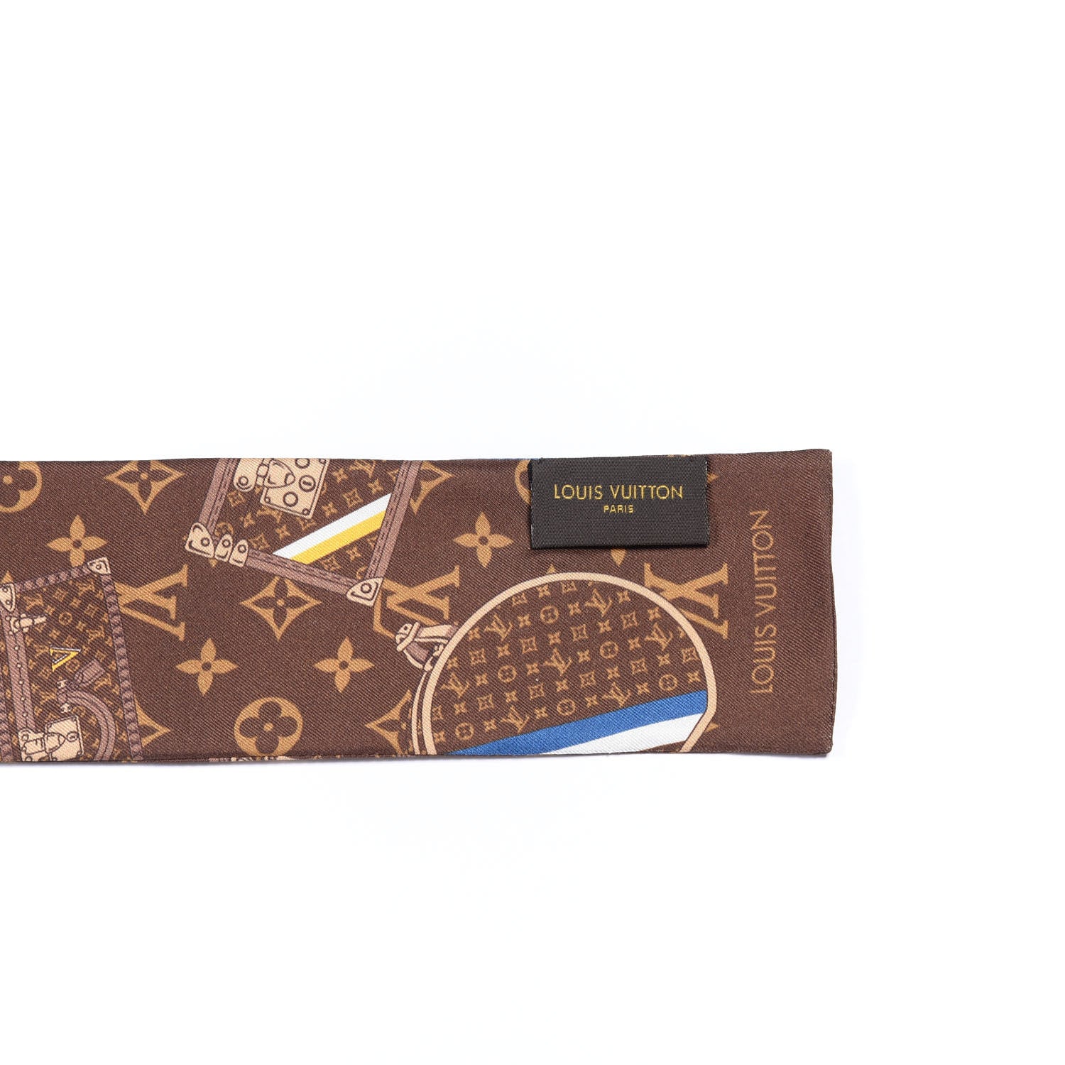 Louis Vuitton Silk Monogram Trunks Bandeau 3 of 3