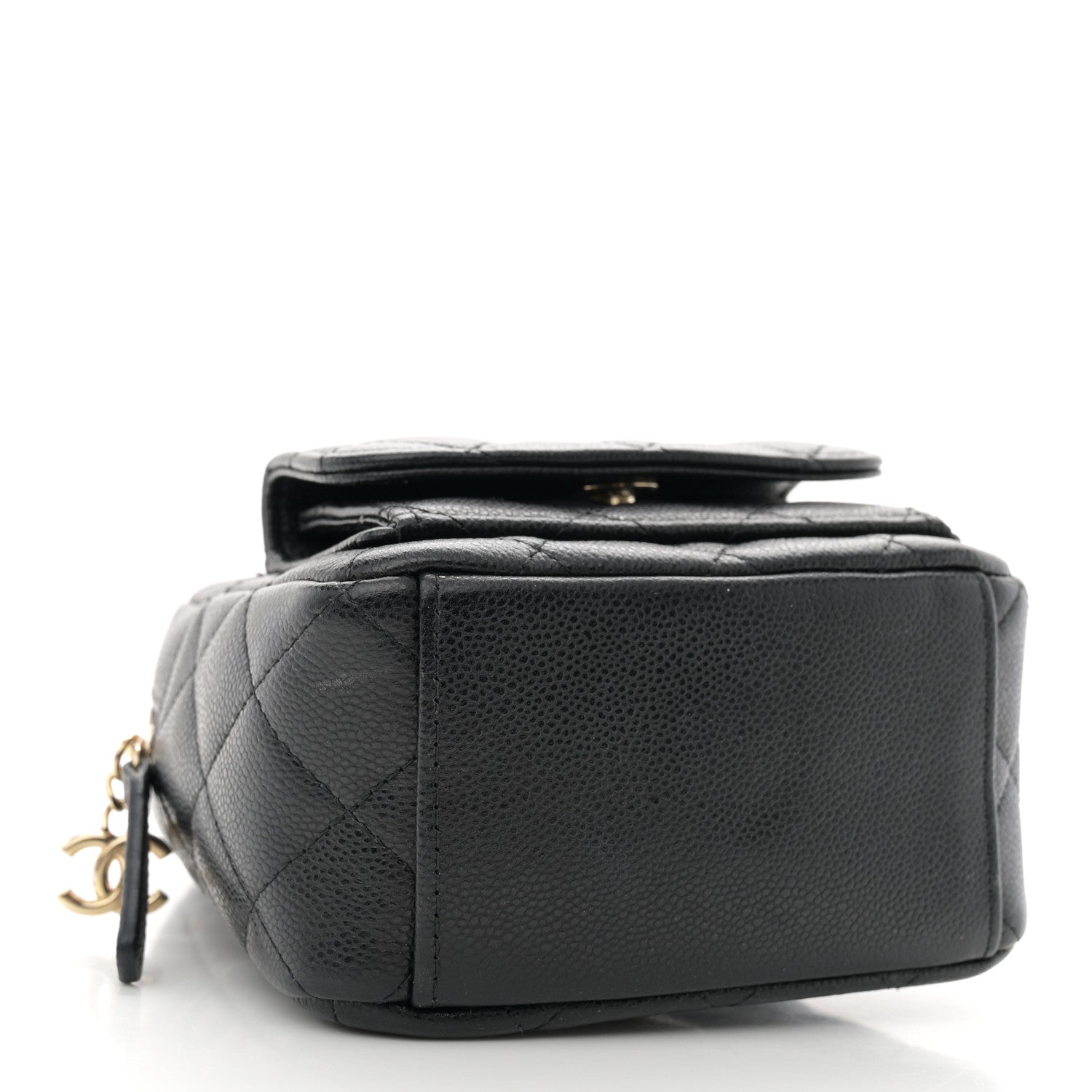 Chanel Caviar Quilted CC Mini Classic Backpack Black 4 of 10