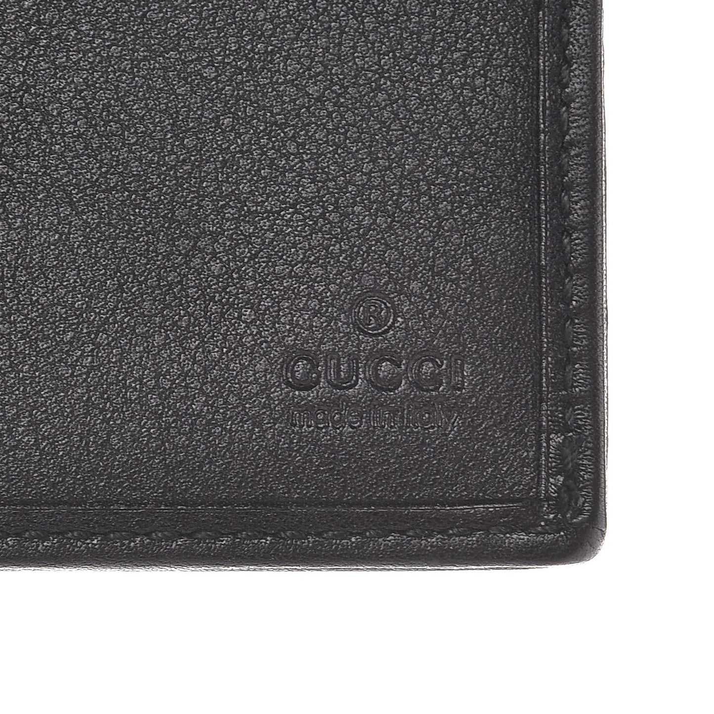 Guccissima Web Bi-Fold Wallet Black