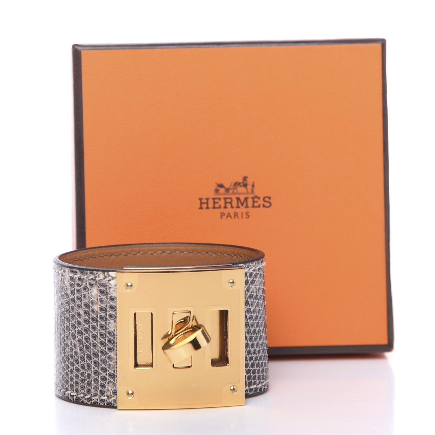 Lizard Kelly Dog Cuff T1 Ombre