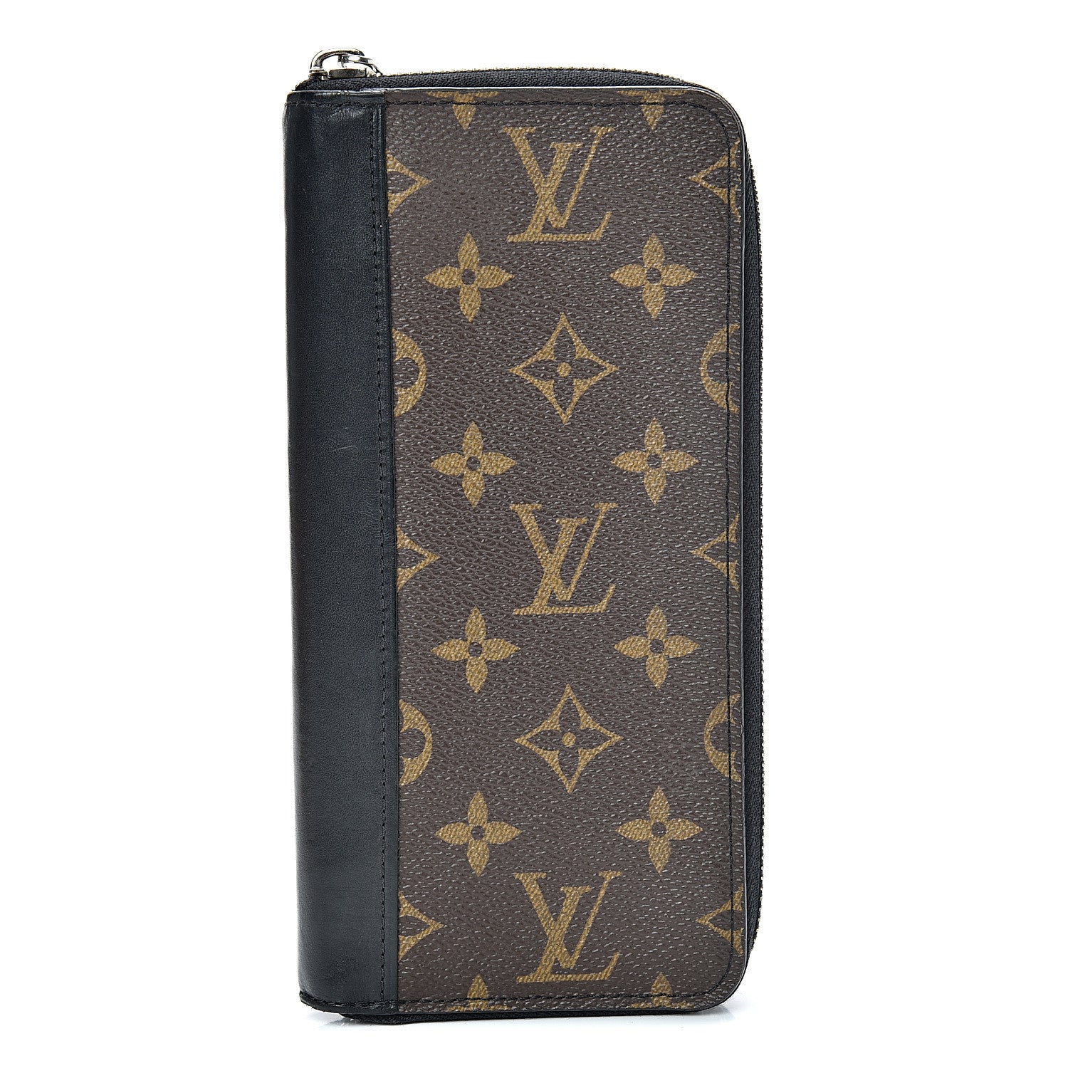 Louis Vuitton Monogram Macassar Vertical Zippy Wallet 1 of 7