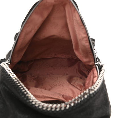Stella McCartney Shaggy Deer Small Falabella Backpack Black 5 of 9