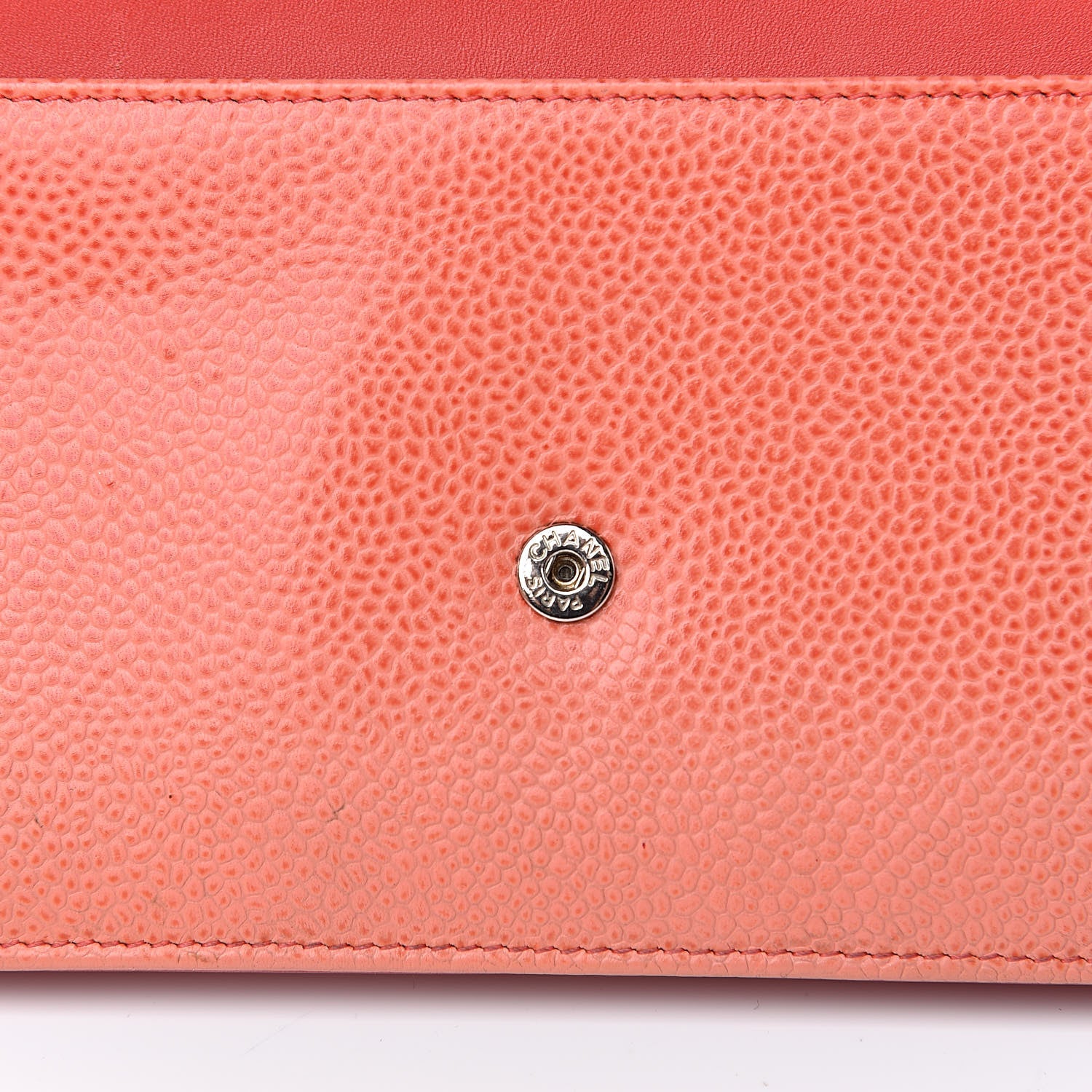 Chanel Caviar Timeless CC Wallet On Chain WOC Pink 19 of 24