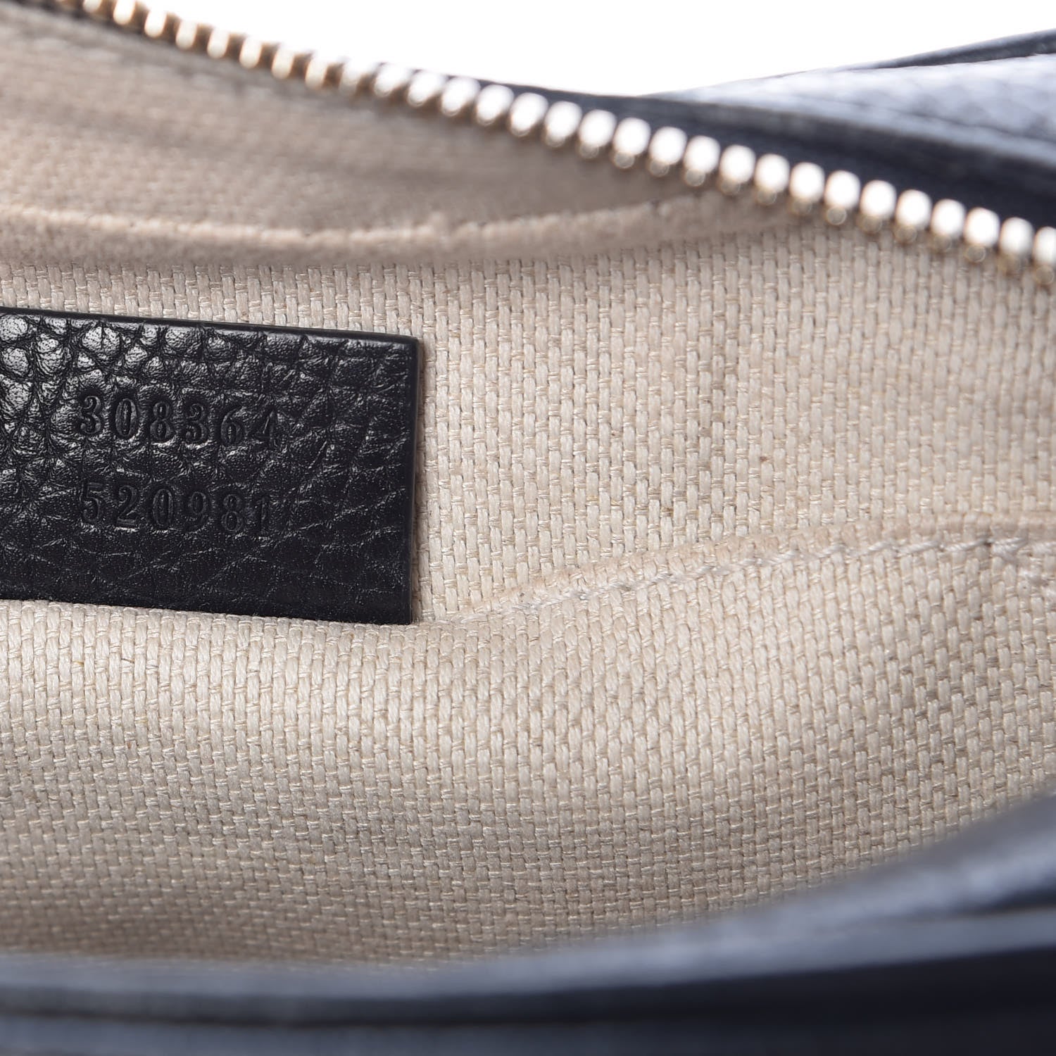Gucci Pebbled Calfskin Small Soho Disco Bag Black 7 of 13