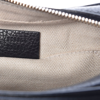 Gucci Pebbled Calfskin Small Soho Disco Bag Black 7 of 13