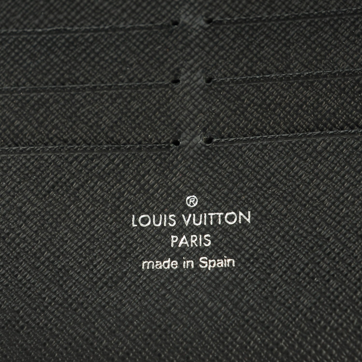 Louis Vuitton Epi Zippy Organizer Wallet Black 6 of 7