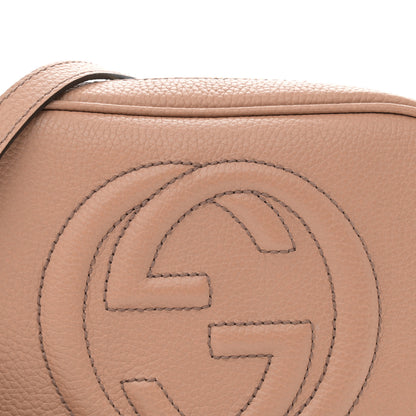 Gucci Pebbled Calfskin Small Soho Disco Bag Camelia 8 of 16
