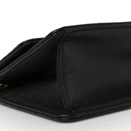 Chanel Caviar Quilted Small Chain Frame Flap Black 8 of 9