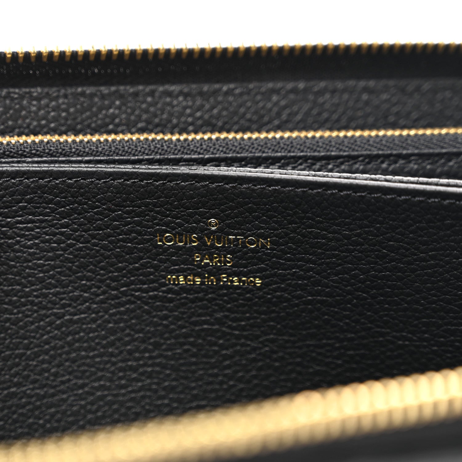 Louis Vuitton Empreinte Zippy Wallet Black 6 of 6
