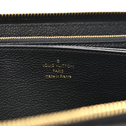 Louis Vuitton Empreinte Zippy Wallet Black 6 of 6