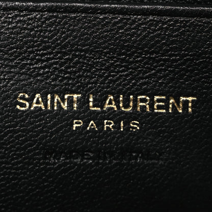 Saint Laurent Grain De Poudre Matelasse Monogram Mini Lou Camera Bag Dark Beige 6 of 13