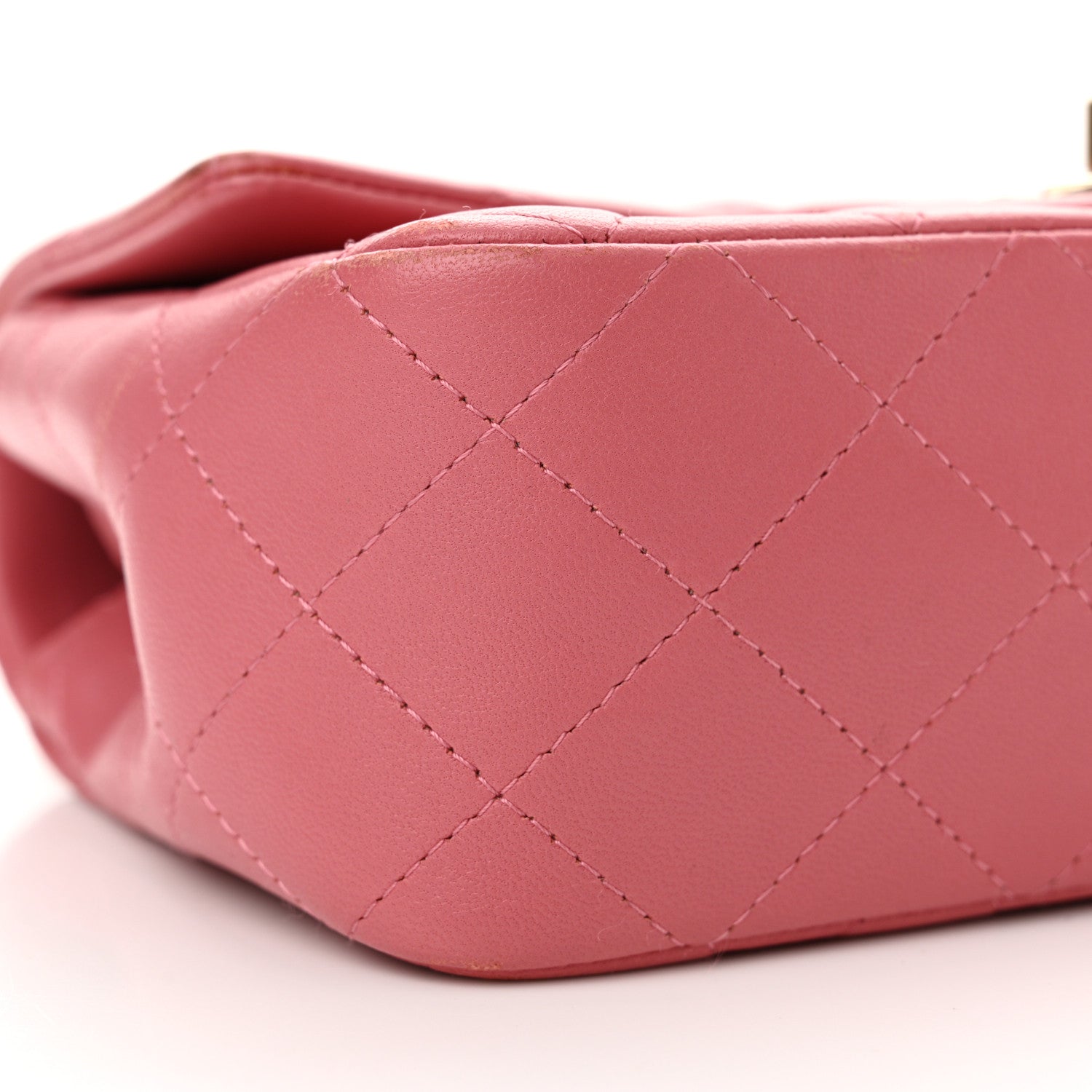 Chanel Lambskin Quilted Valentine Charms Mini Rectangular Flap Pink 9 of 13
