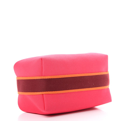 Hermes Canvas Small Bride-A-Brac Pouch Hibiscus 3 of 5