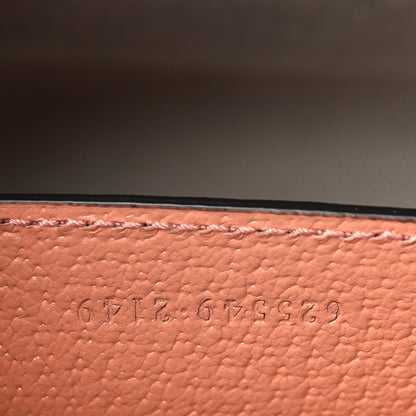 Gucci Monogram Textured Dollar Calfskin Ophidia Pouch Cloche Rose Pink 7 of 9