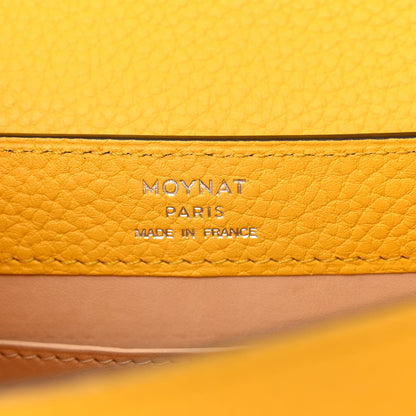 Moynat Taurillon Blush Rejane BB Saffron Yellow 6 of 11
