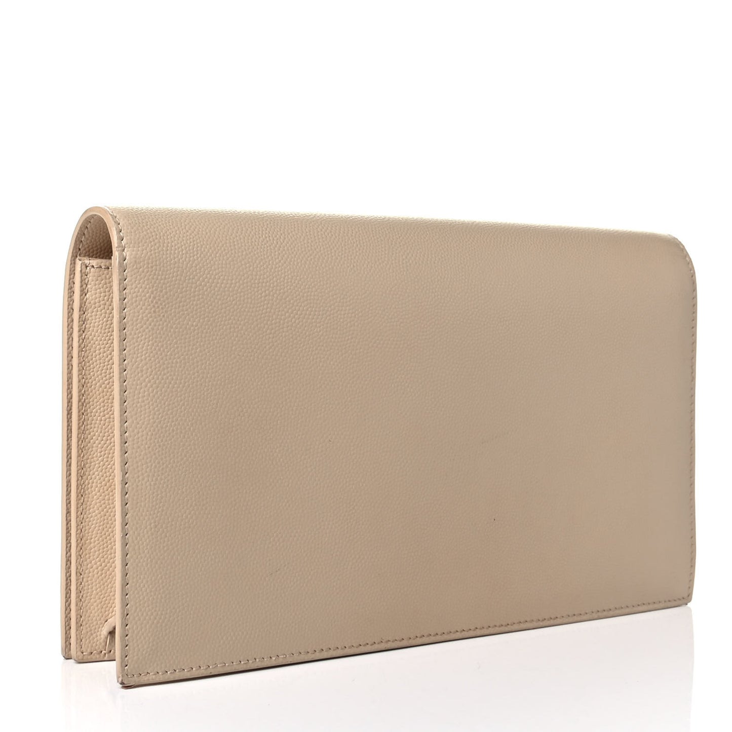 Grain De Poudre Classic Kate Monogram Clutch Nude Powder