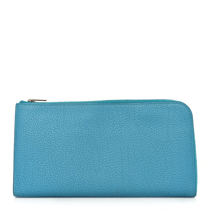 Hermes Togo Remix Voyage Wallet Set of 2 Turquoise 1 of 9