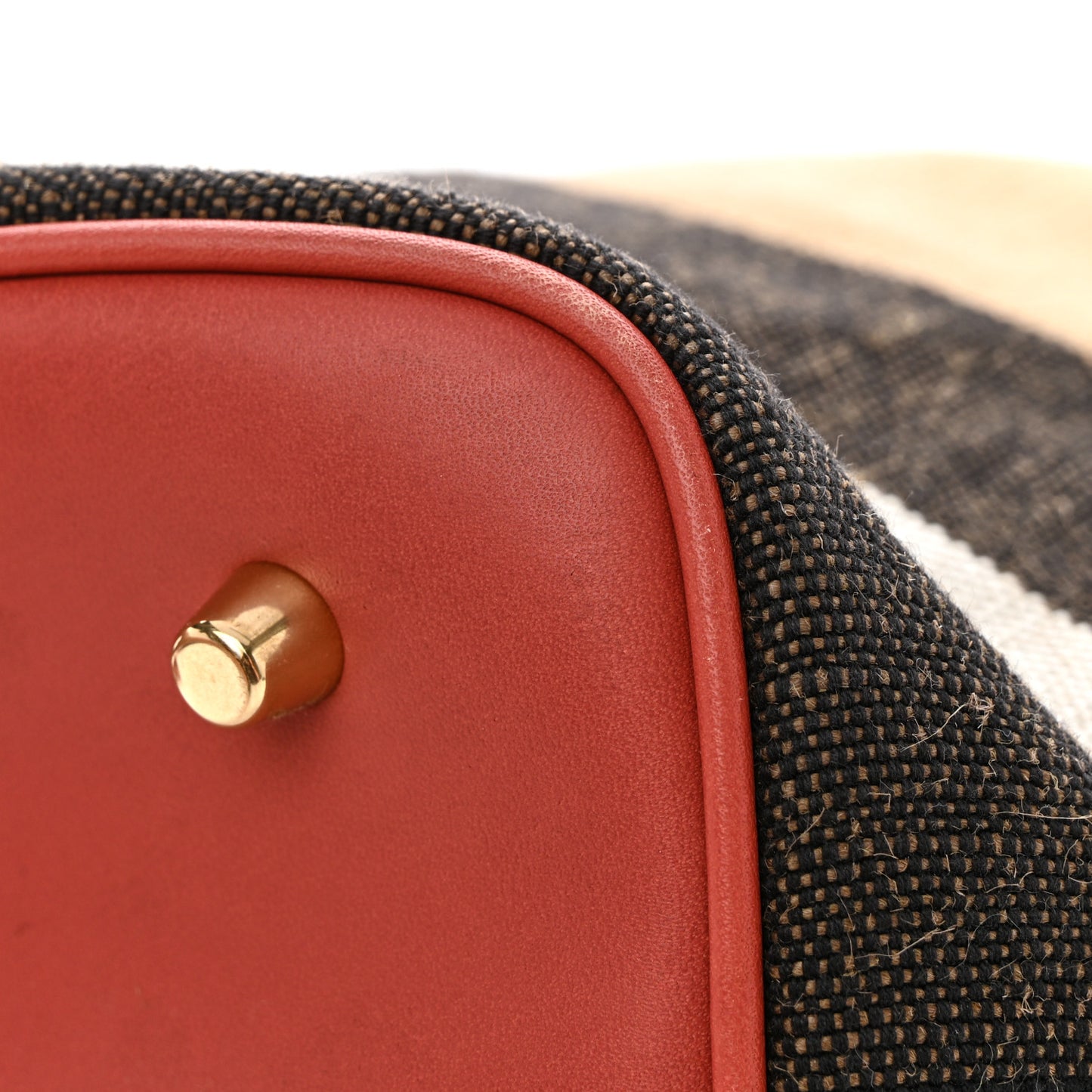 Canvas Mega Check Medium Ashby Tassel Hobo Cinnamon Red