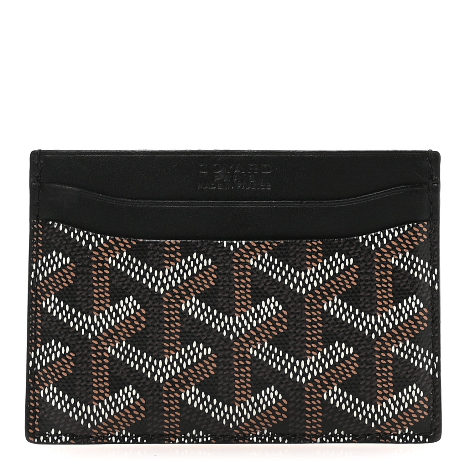 Goyard Goyardine Saint Sulpice Card Holder Black 1 of 7