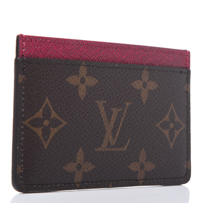 Louis Vuitton Monogram Card Holder Fuchsia 3 of 9