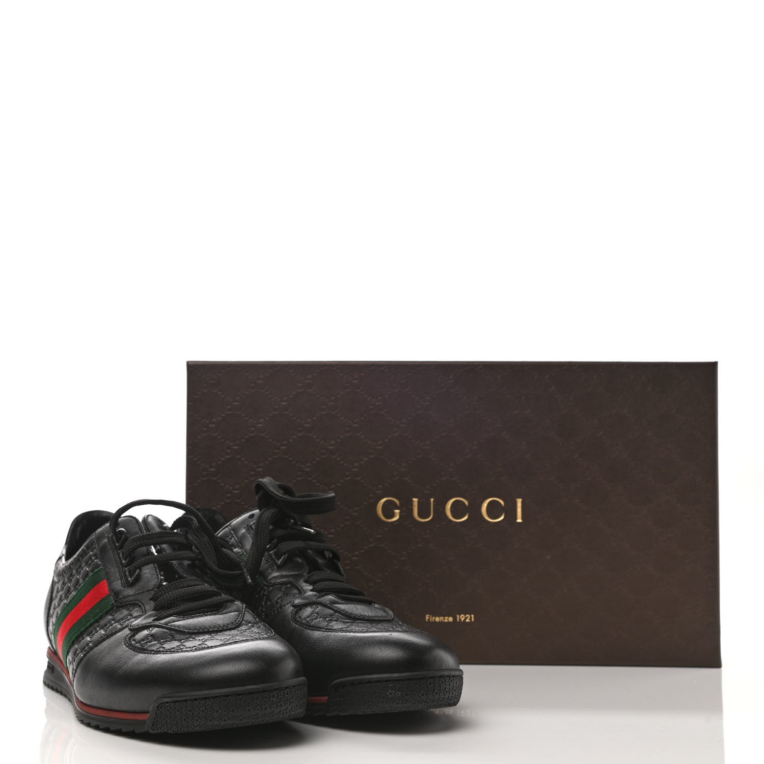 Gucci Microguccissima Web Sneakers 8 Black 9 of 9