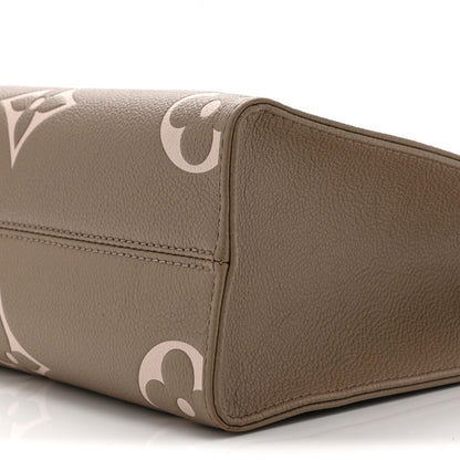 Louis Vuitton Empreinte Monogram Giant Onthego PM Tourterelle Creme 9 of 9
