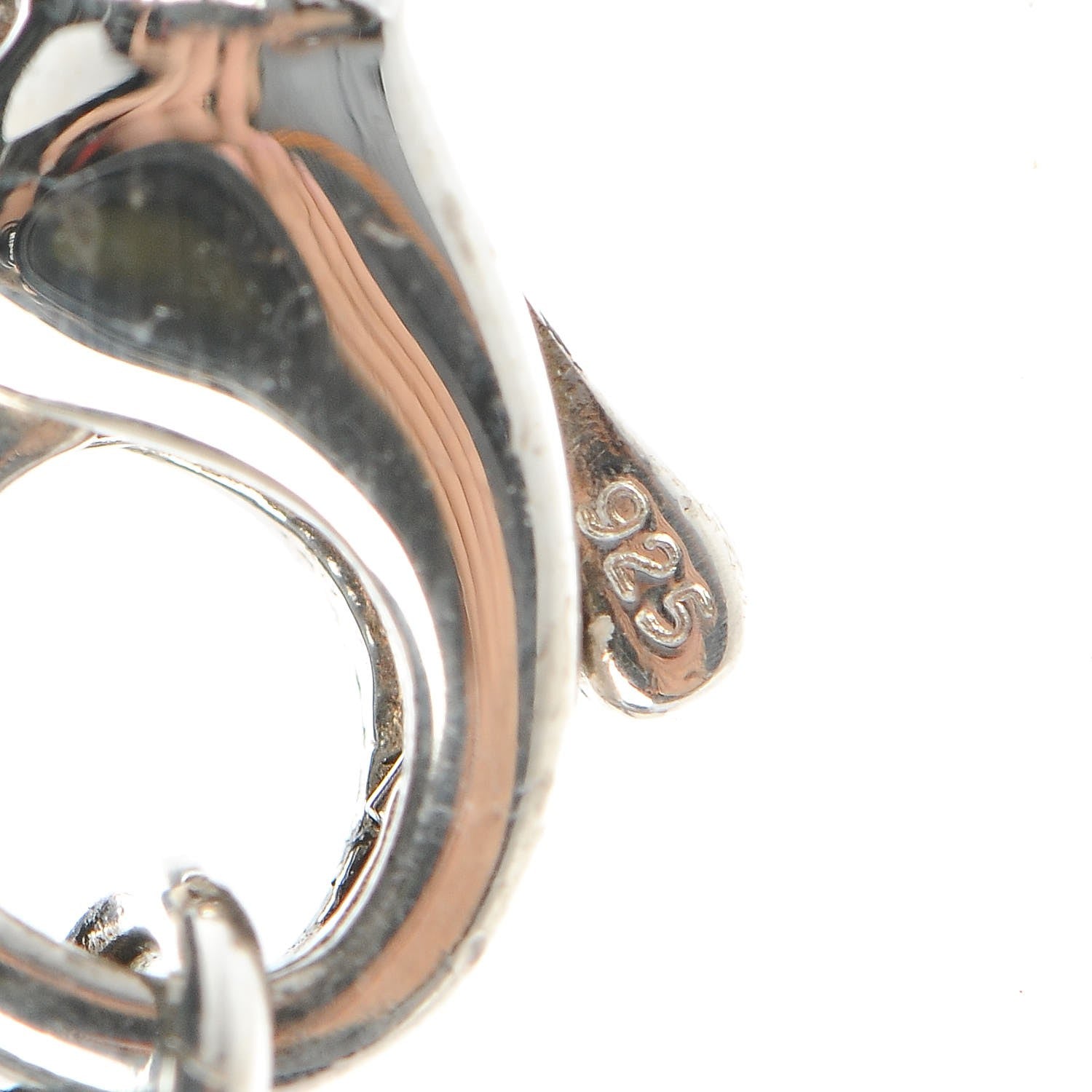 David Yurman Sterling Silver Black Onyx Black Diamond Small Dog Tag Necklace 6 of 6