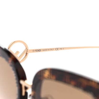Fendi Acetate Metal F is Fendi FF Square Cat Eye Sunglasses FF 0424/F/S Havana 5 of 6