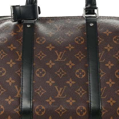Louis Vuitton Monogram Macassar Keepall Bandouliere 55 6 of 8