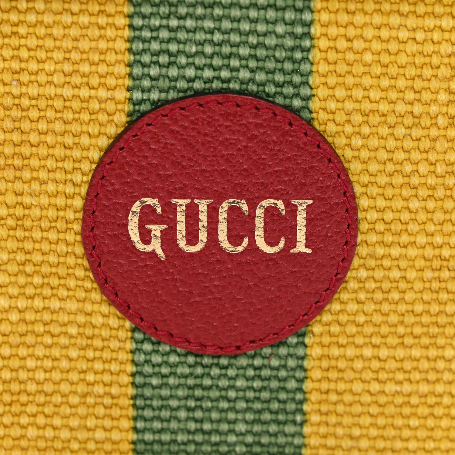 Gucci Canvas Marley Stripe Script Logo Mini Gucci 100 Crossbody Bag Red 6 of 9