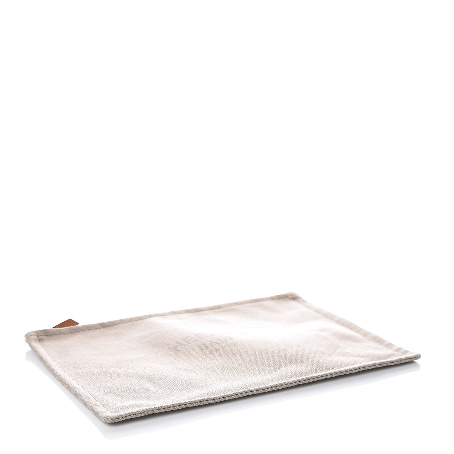Hermes Toile Flat Yachting Pouch Gris Fonce 4 of 6