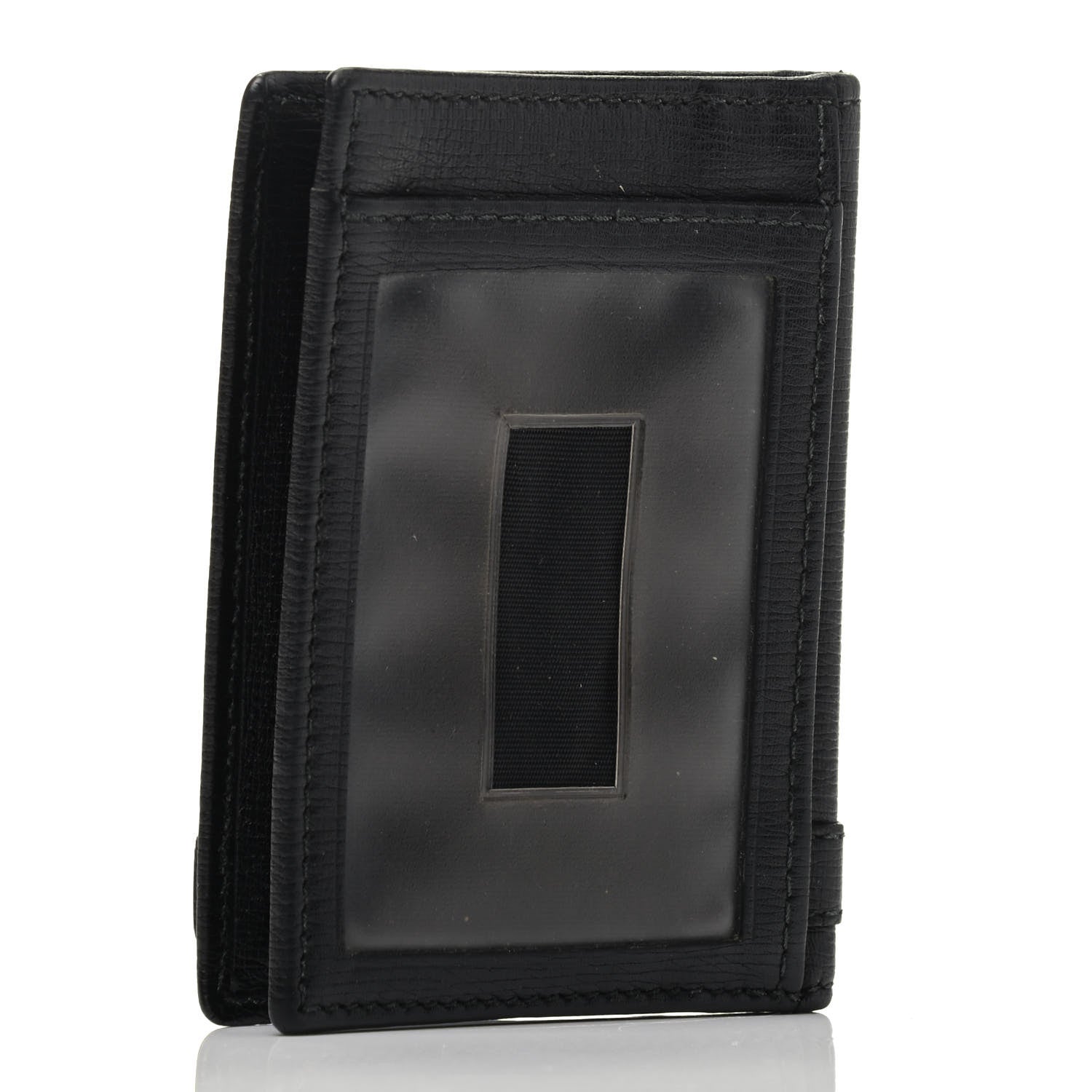 Gucci Calfskin Bi-Fold Wallet Black 2 of 3