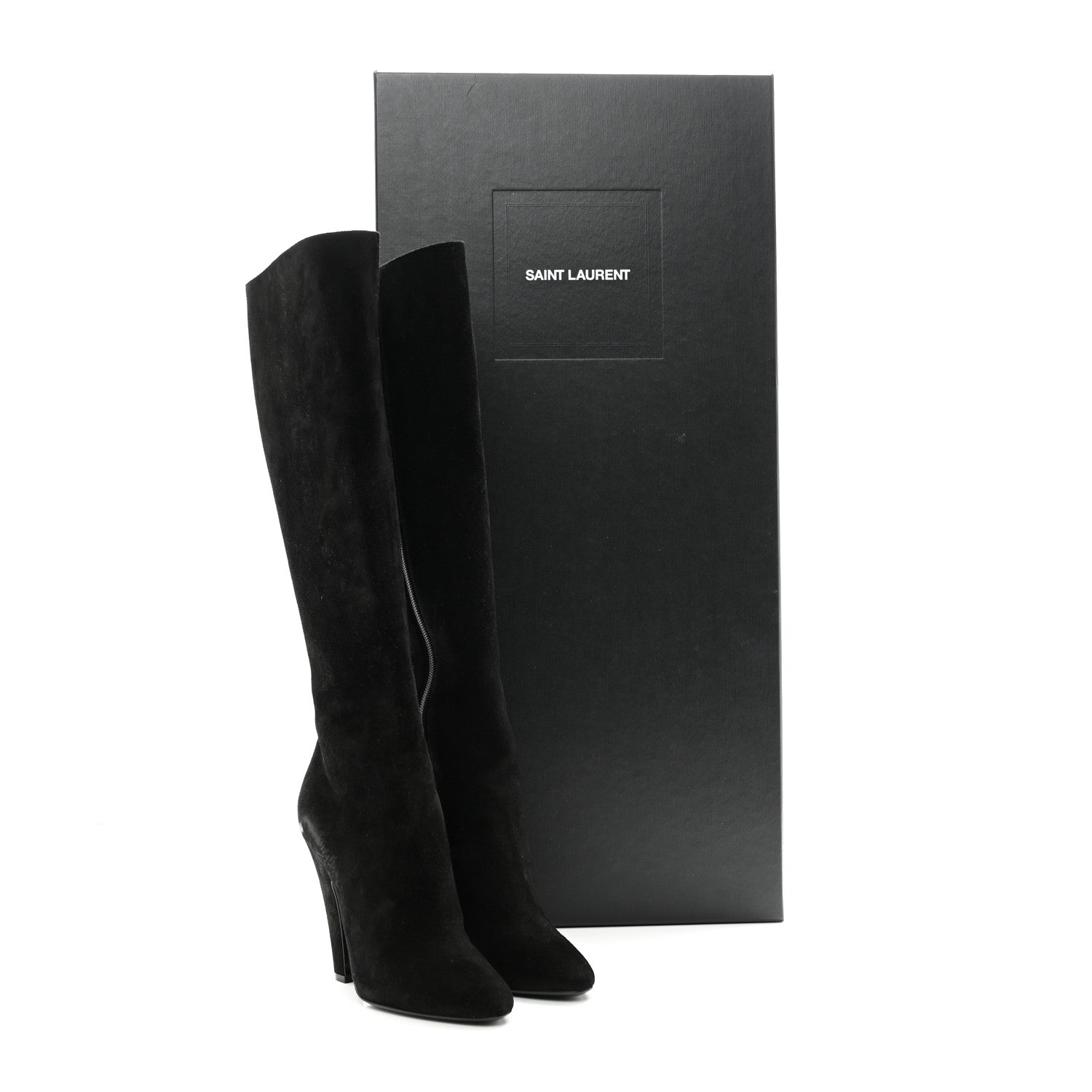 Saint Laurent Knee High Boots 36.5 Black 13 of 13
