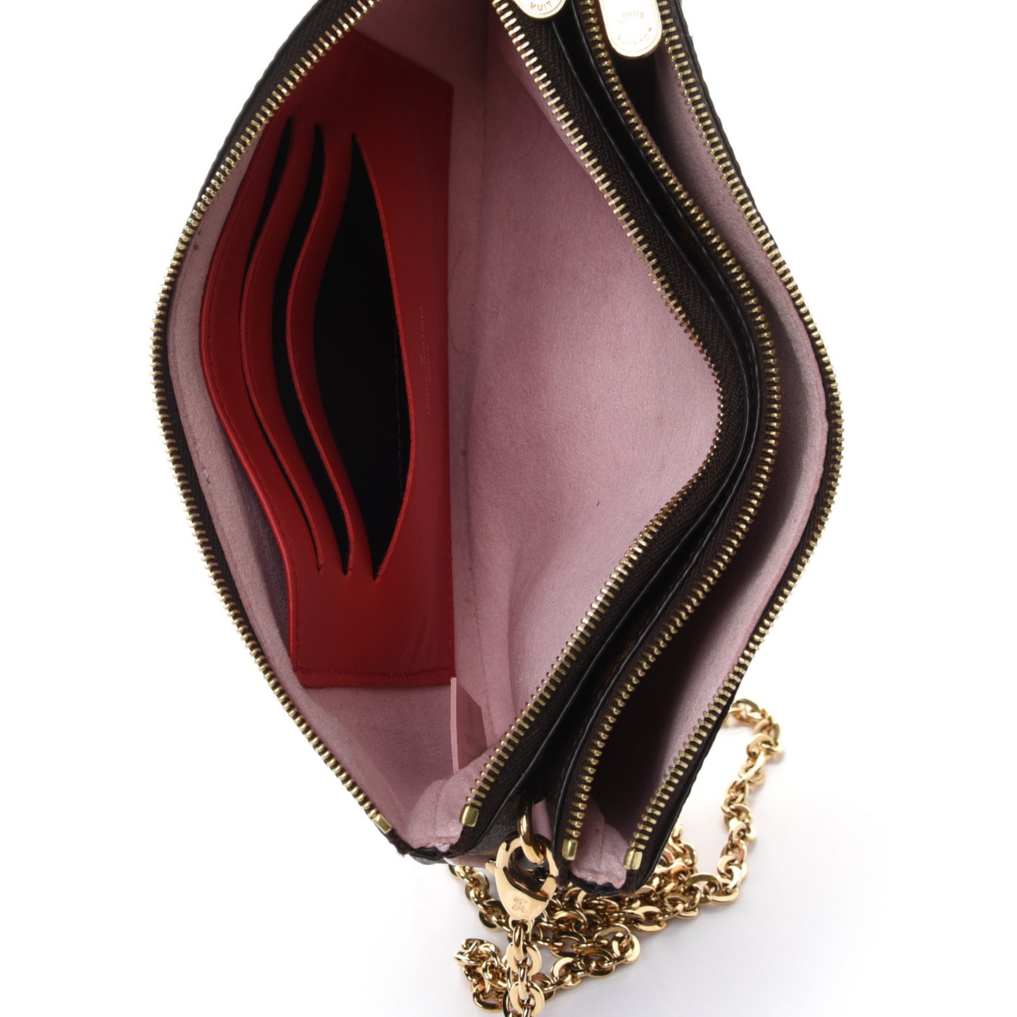 Monogram Blooming Flowers Double Zip Pochette