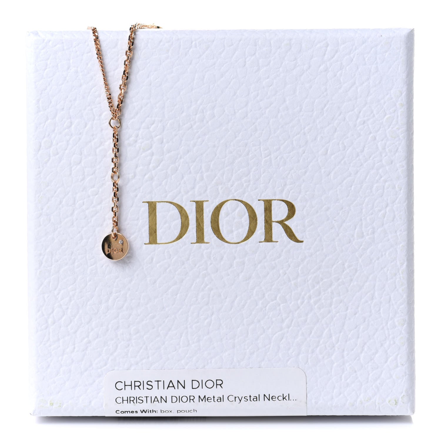 Christian Dior Metal Crystal Star CD Bracelet Gold 6 of 6