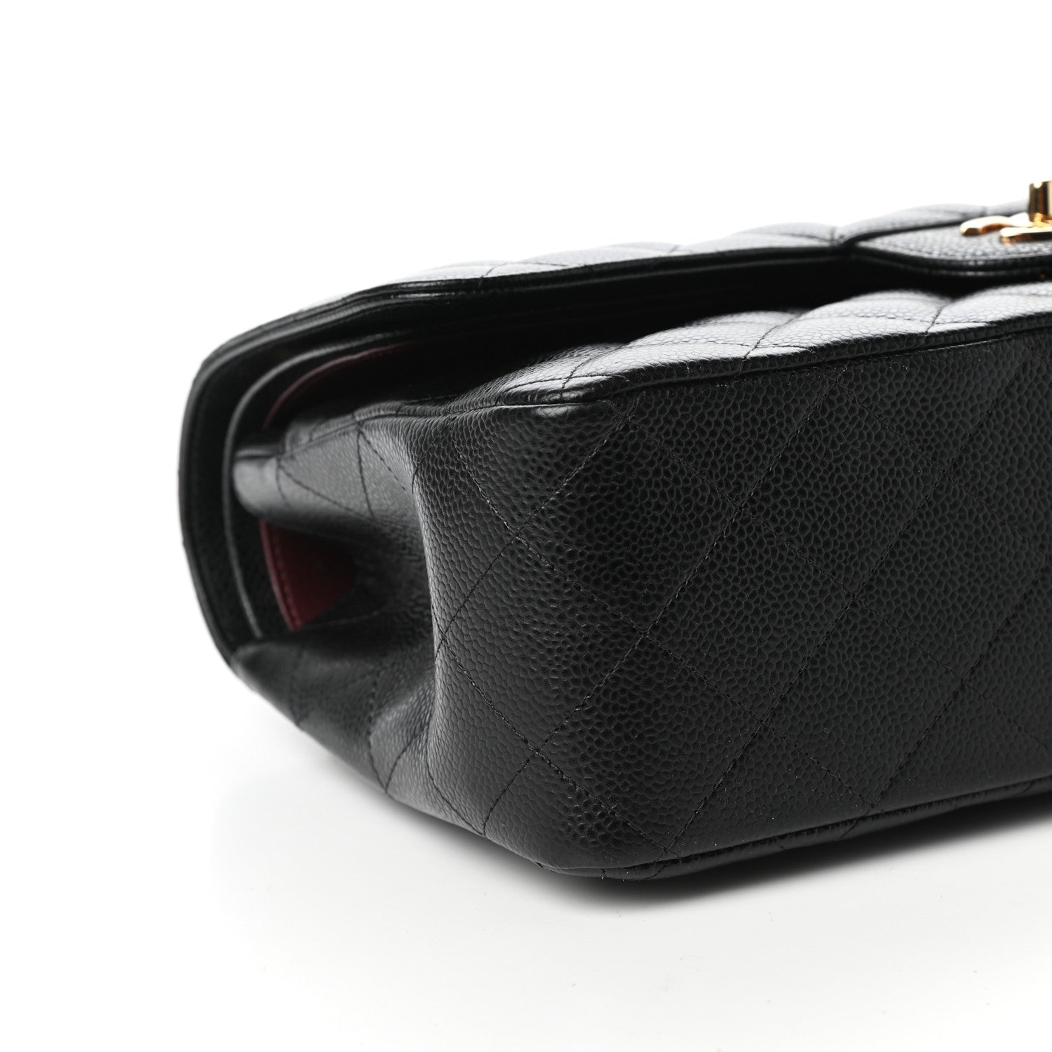 Chanel Caviar Quilted Jumbo Double Flap Black 8 of 9