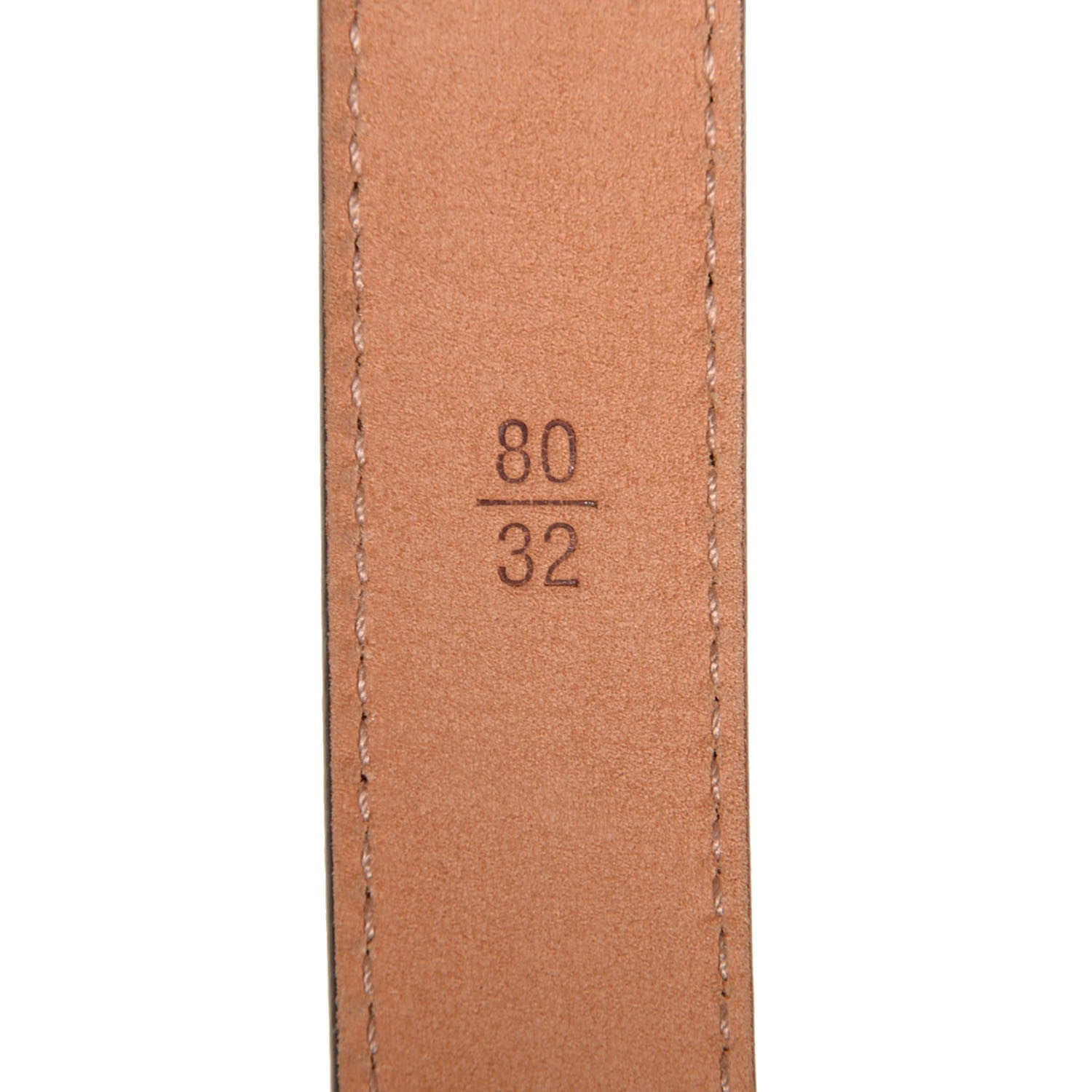 Louis Vuitton Monogram Belt Gold Buckle 80 32 4 of 6
