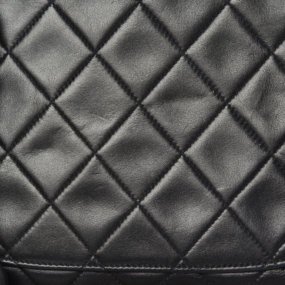 Chanel Lambskin Quilted XL Jumbo Single Flap Black 15 of 16