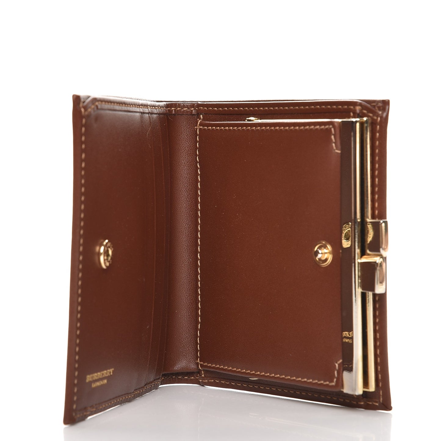 Haymarket Check French Wallet Brown